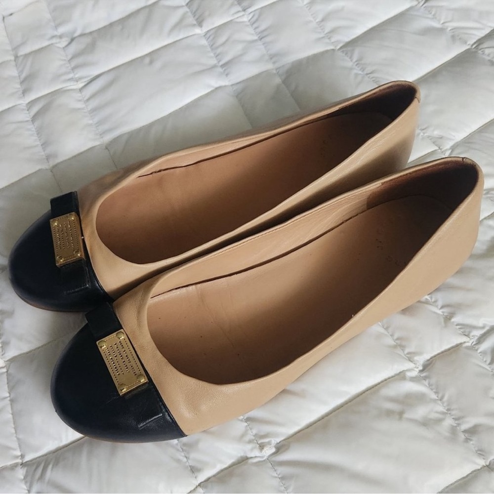 Marc by Marc Jacobs Tuxedo Black and Tan Leather
Ballerina Shoes